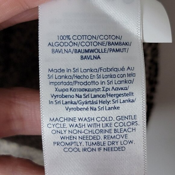 Chaps by Ralph Lauren Womens Leopard Cheetah Animal 3/4 Sleeves Button Up Top 2X - Picture 8 of 8